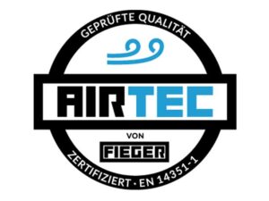 Airtec - kontrollierte Lüftung Zertifiziert EN 14351-1